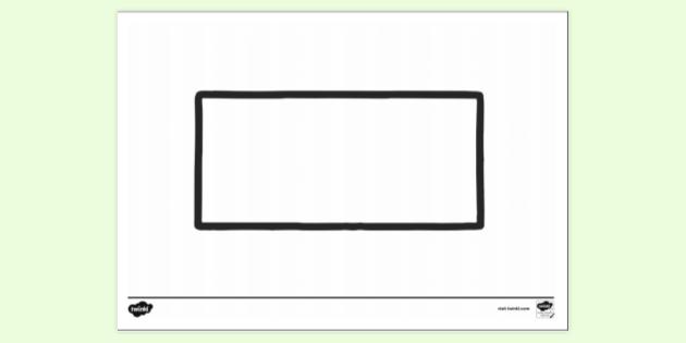 Rectangle Colouring Page