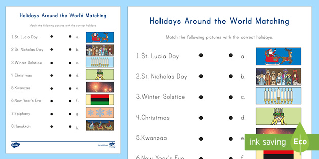 Match the holiday. Holidays matching pictures. Which of the following Holidays is not a Bank Holiday in the uk?.