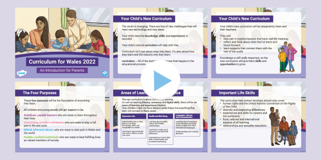 curriculum for wales presentation for parents