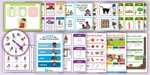 Speech Pathology Worksheets Taster Pack | Primary Resources