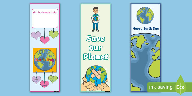 FREE Earth Day Printable Bookmarks Reading Resources