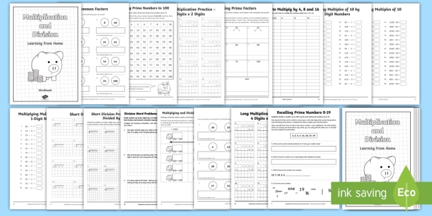 maths sheets for year 5 home learning booklet answers