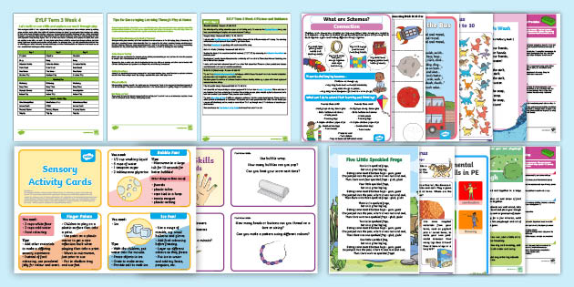 EYLF Term 3 Week 4 Remote Home Learning Pack