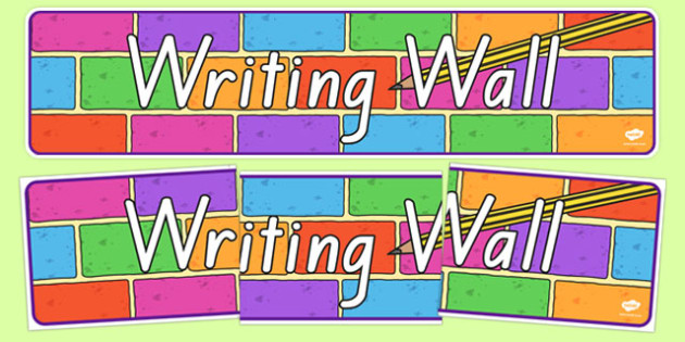 Writing Wall Display Banner Nz Font Teacher Made