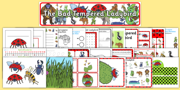 Resource Pack to Support Teaching on The Bad Tempered Ladybird