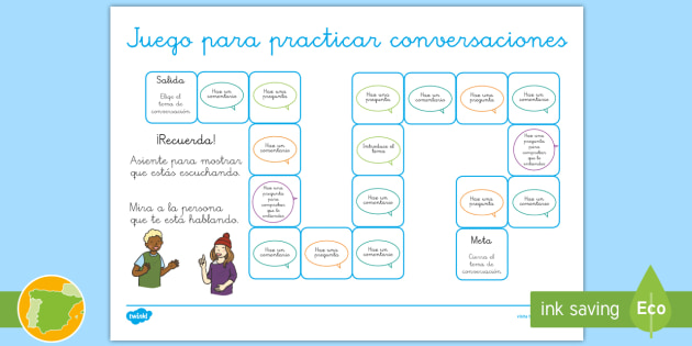 Juego: Practicar conversaciones (teacher made) - Twinkl