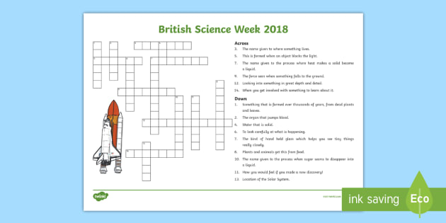 English assignment crossword answers