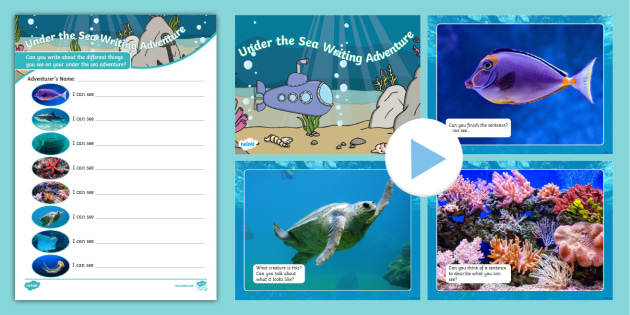 Under the Sea Writing Adventure Resource Pack (teacher made)