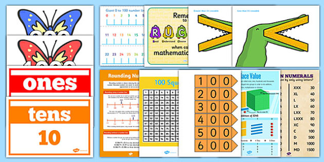 Quantity and Area Expense Exhibit Pack LKS2 photo relating to Place Value Strips Printable identified as Amount and Desired destination Importance Clearly show Pack LKS2