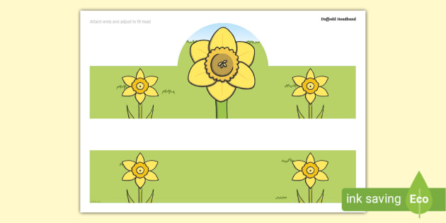 Daffodil Headband (Teacher-Made)