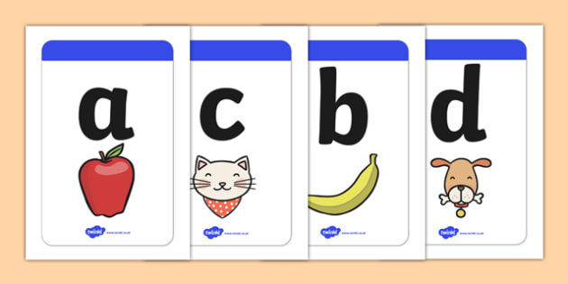 Free! - Large Phase 1 Mnemonic Word   Image Cards - Phonemes, Phase 1 