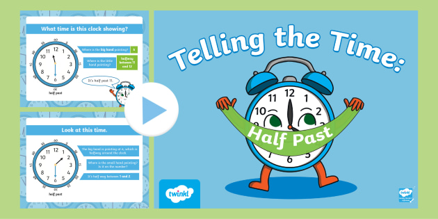 * NEW * Telling the Time: Half Past