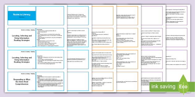 Lanyard-Sized Routes to Literacy and Numeracy (teacher made)