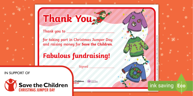 save the children jumper