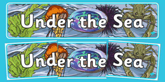Free Under The Sea Display Banner Teacher Made
