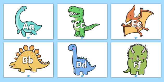 Free A Z Alphabet On Dinosaurs Teacher Made