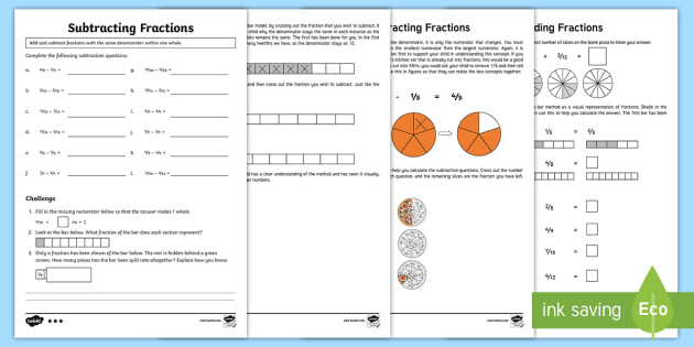 adding fractions homework year 5