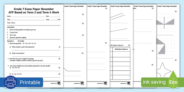 Examinations 2021  Mathematics, Learning and Technology