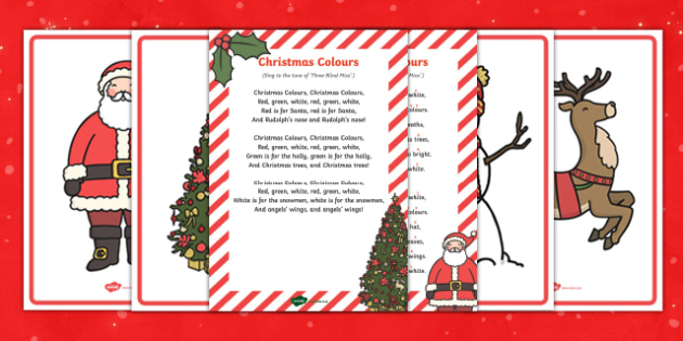 colours of christmas song