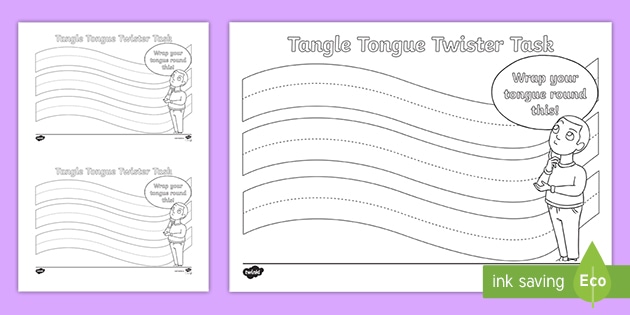 tongue twister coloring pages