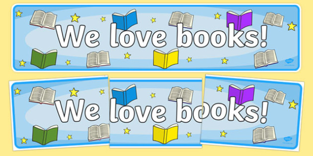 We Love Books Storytelling Week Display Banner - display