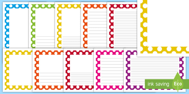 simple page border dots