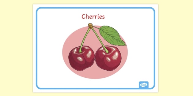 Cherry Poster Display | Primary Resources by Twinkl | KS1