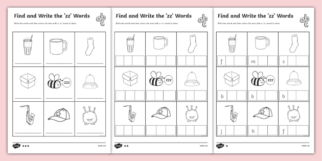 find-and-write-the-zz-words-worksheet-primary-resources