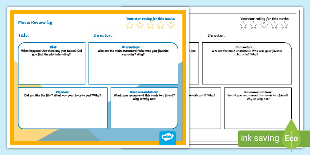 Four Square Writing Template (teacher made) - Twinkl