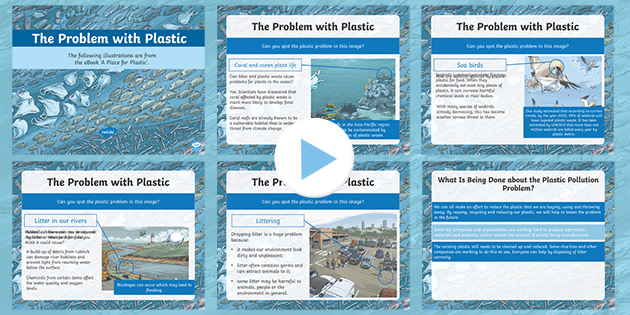 Ks2 Plastic Ocean Pollution Discussion Powerpoint Twinkl