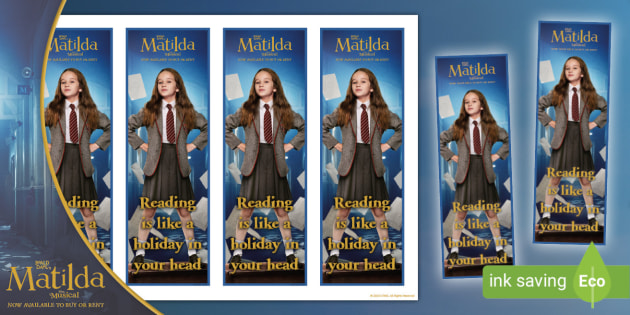 Bookmarks: Roald Dahl, Matilda