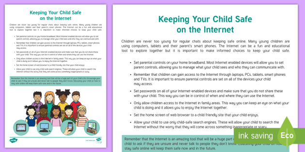 Eyfs Safer Internet Day - Keeping Your Child Safe On The Internet 