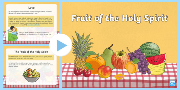 The Fruits of the Holy Spirit PowerPoint Catholic Activities