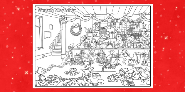 Crazy Christmas Coloring Challenge Teacher Made