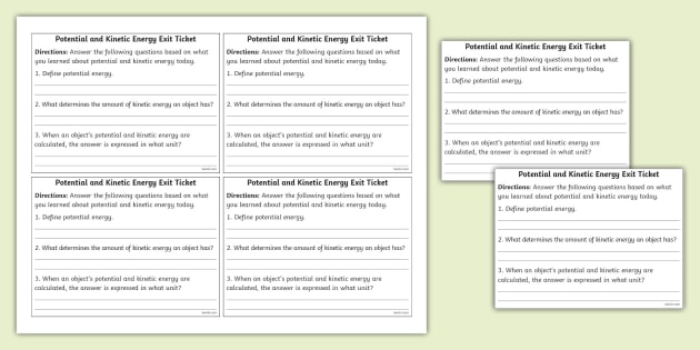 Calculating Kinetic Energy Worksheet P1 Definitions So Far Worksheet