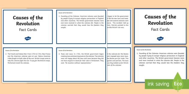causes-of-the-american-revolution-fact-cards-teacher-made