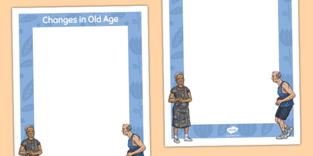 Changes in Old Age Poster Template