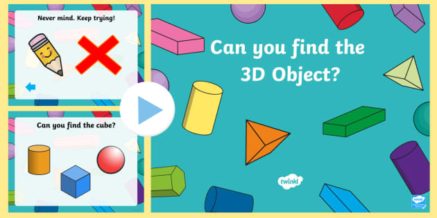 Can You Find the 3D Objects PowerPoint Australian - australia