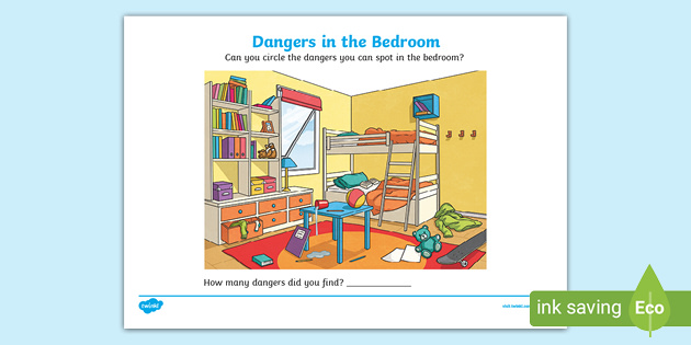 Dangers in the Bedroom Worksheet