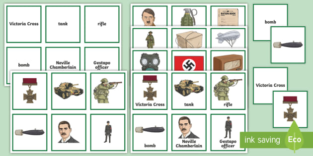 World War 2 Matching Activity and Answer Key - Flashcards