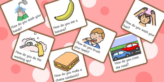 FREE! - How Question Cards (teacher made)