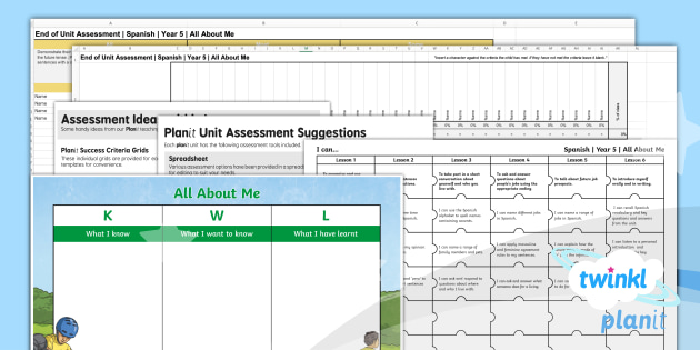 👉 PlanIt Year 5 Spanish Assessment: All About Me