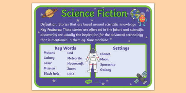 story-genres-science-fiction-display-poster-teacher-made