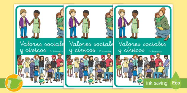 Separadores De Albumes Valores Sociales Y Civicos