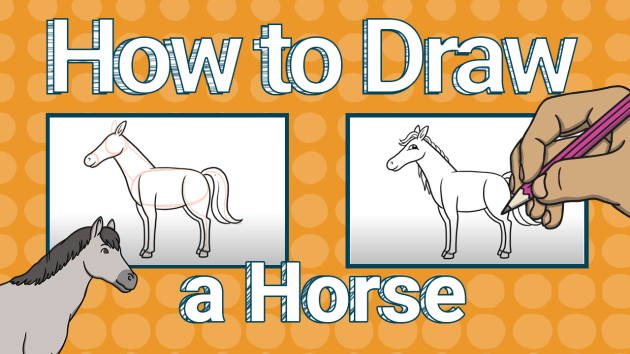 How to Draw a Horse | Twinkl Kid's TV (Teacher-Made)