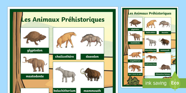 Bloc - Dinosaures - Animaux préhistoriques - Guinée - Collection