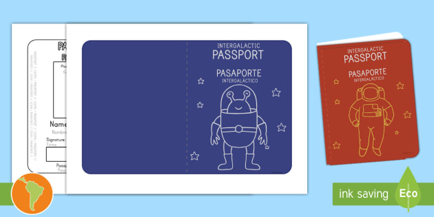 template translation passport Passport Space US Templates  (Latin)  Space English/Spanish