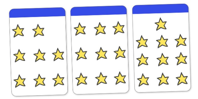 Count the Stars Activity Cards (110)