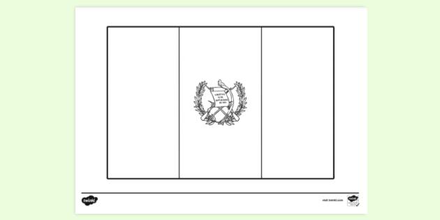 FREE! - Guatemala Flag Colouring Sheets | Colouring Pages