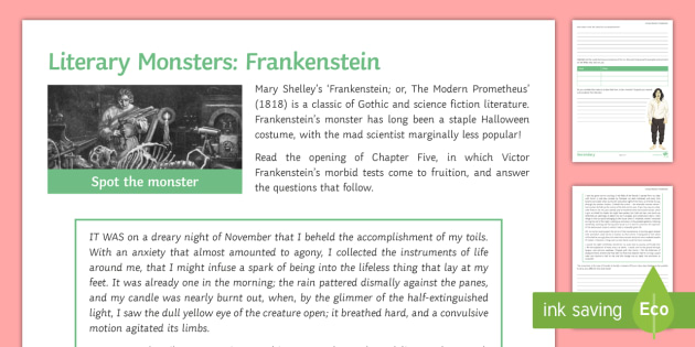 Five Reasons To Teach Frankenstein – Creative English Teacher